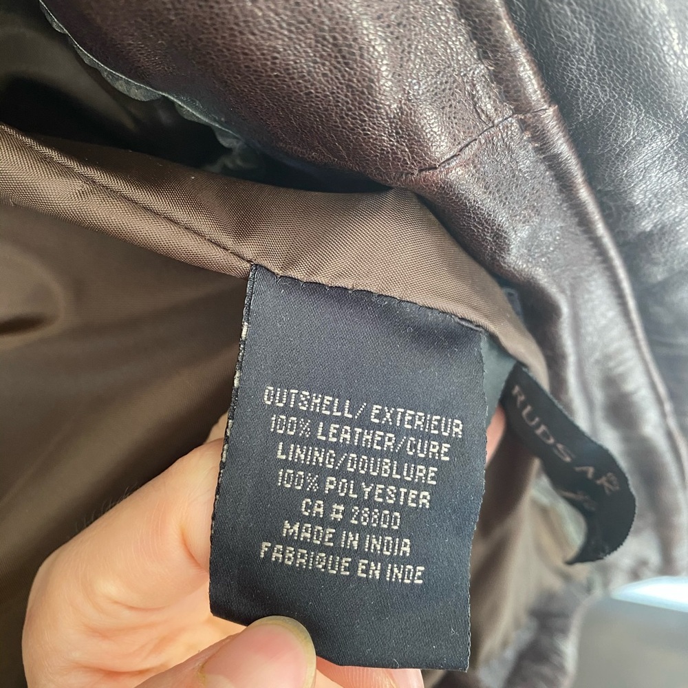 Rudsak Leather Jacket - Picture 9 of 9